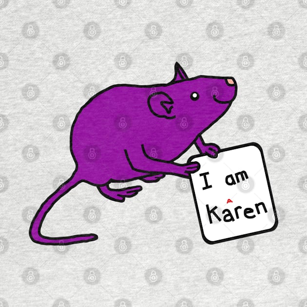 Rat Takes Back Karen Name for Cute Animals by ellenhenryart